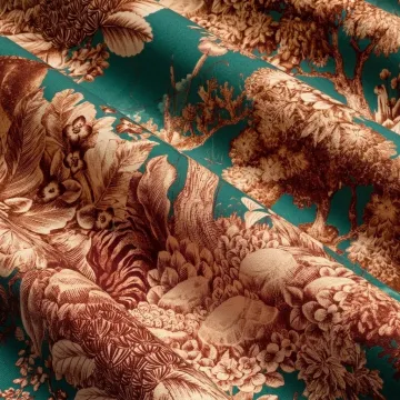 TISSU AU METRE GAIA MALACHITE
