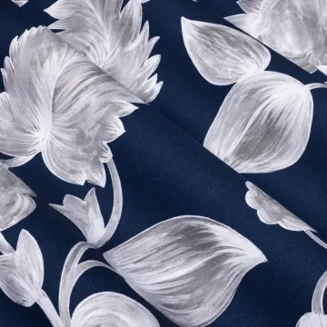 TISSU AU METRE PERLA MARINE