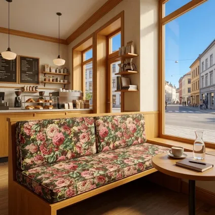 Banquette Roseraie