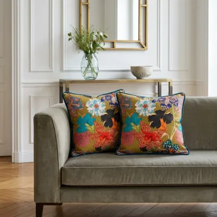Coussin Kimono flowers