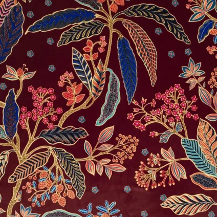 Tissu Bibi sur velours