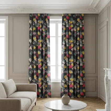 RIDEAU CELINE SUR VELOURS