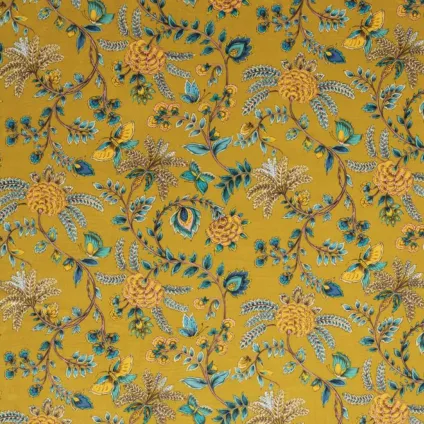 Tissu Golden Life sur velours