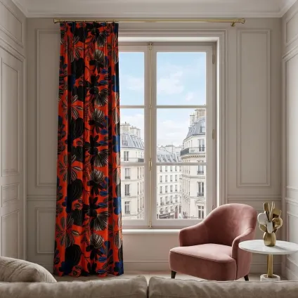 Rideau Orphée en velours