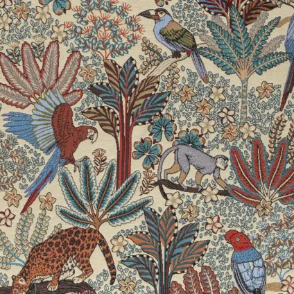 TISSU NOUVEAU MONDE JACQUARD