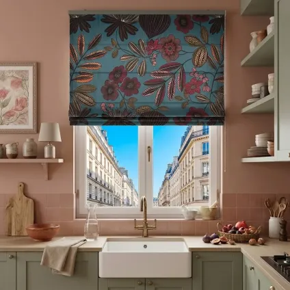 Store bateau Orphée en velours